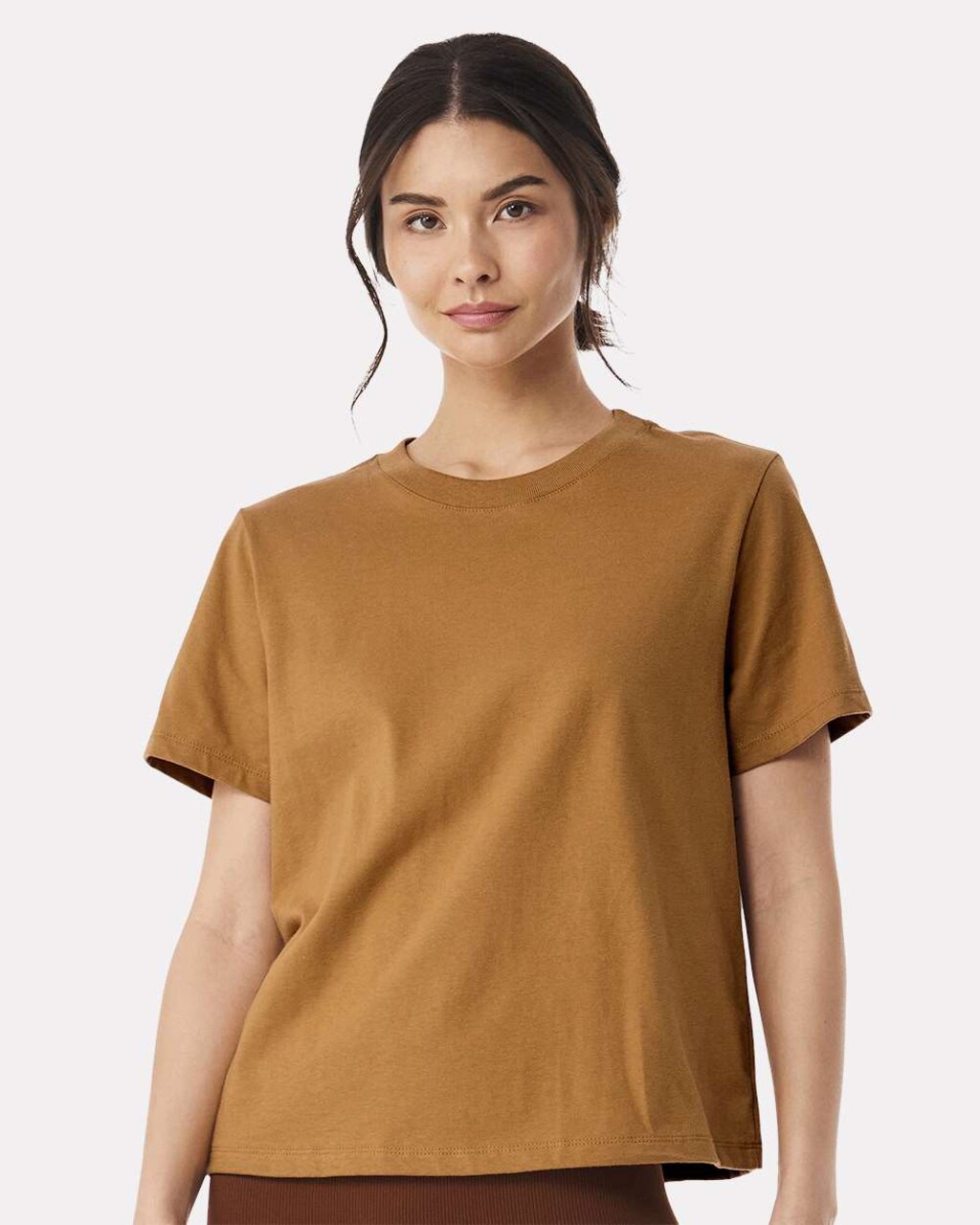 BELLA CANVAS Women’s 6 oz Premium Cotton Tee Heavyweight Soft Crewneck T-Shirt for Everyday Wear